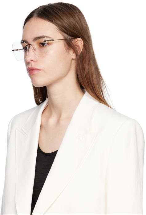 chloe rimless glasses